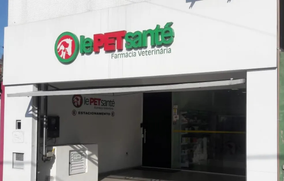 Fachada da Le Pet Santé - Farmácia Veterinária de Manipulação
